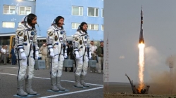 Nave rusa con tres tripulantes a bordo se dirige a la Estaci�n Espacial Internacional